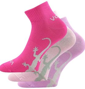 Ponožky VoXX TRINITY mix s magentou 35-38 (23-25)