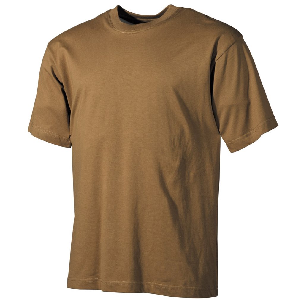 Triko kr.rukáv bavlněné US style COYOTE vel. 4XL