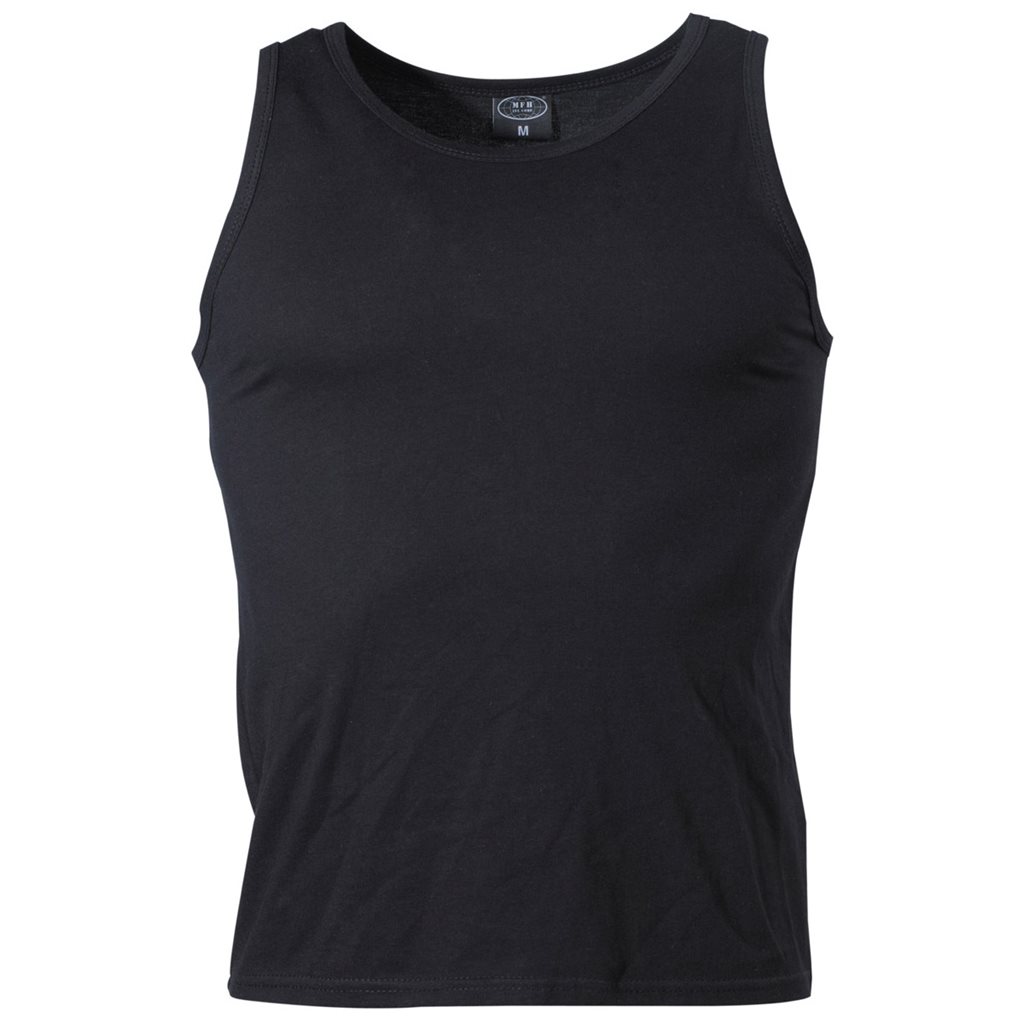 Tílko bavlněné ČERNÉ vel. 3XL