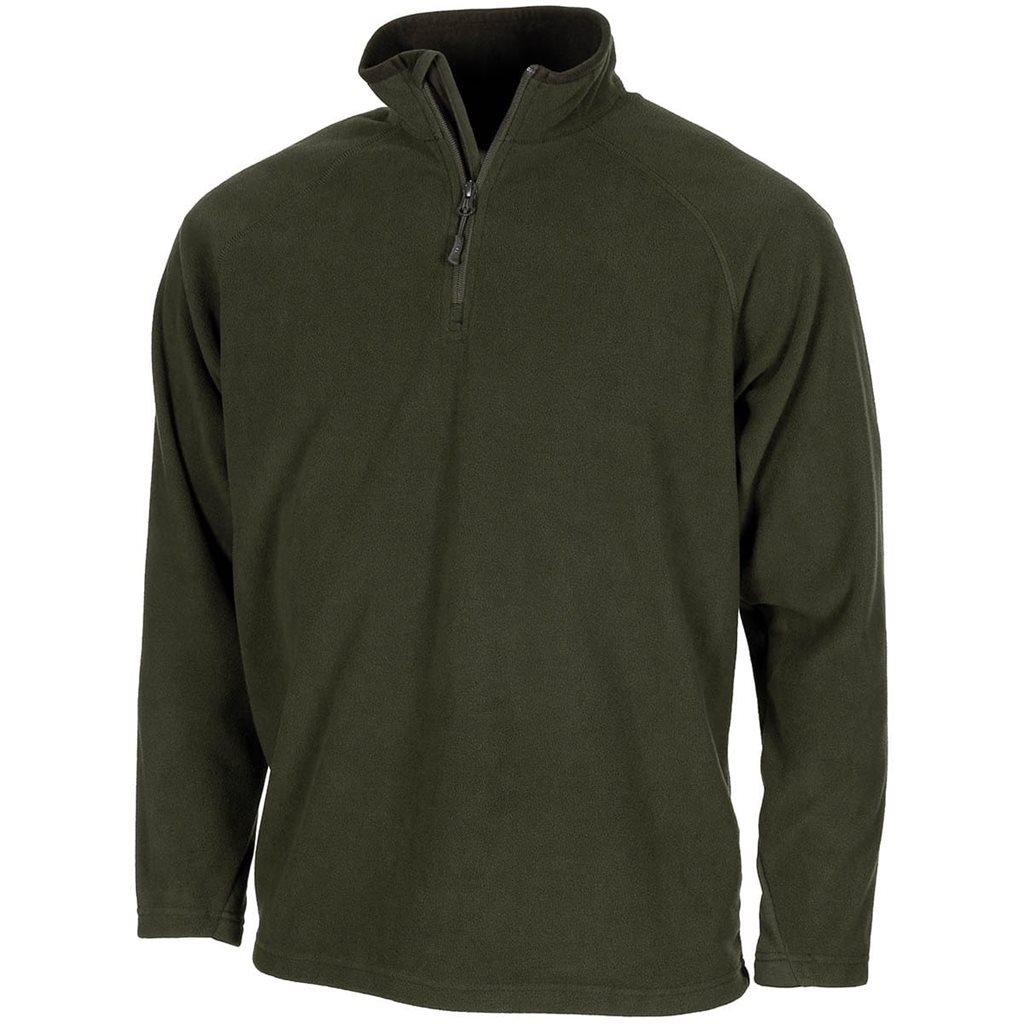 Mikina TROYER microfleece ZELENÁ vel. S