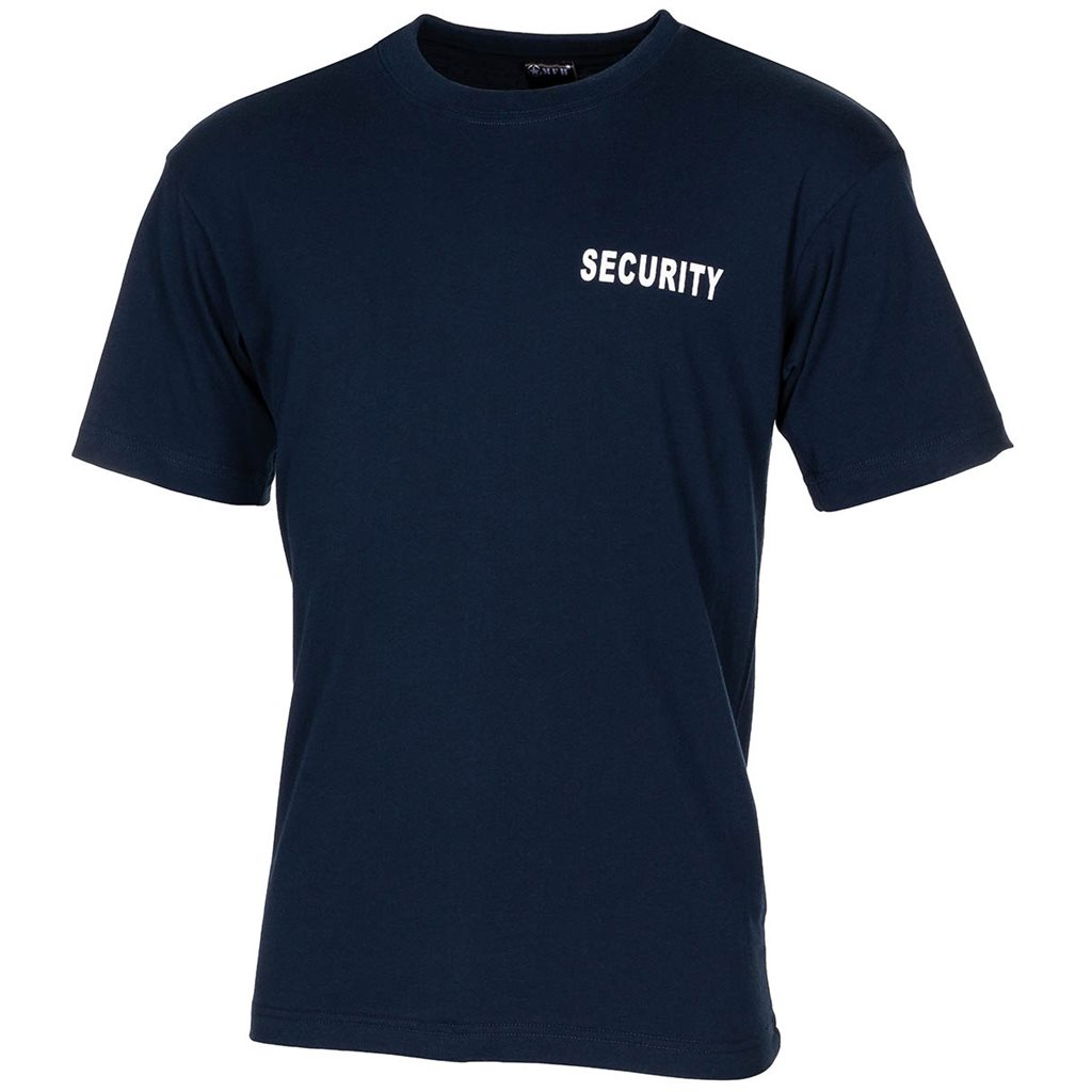 Triko SECURITY krátký rukáv MODRÉ vel. 3XL