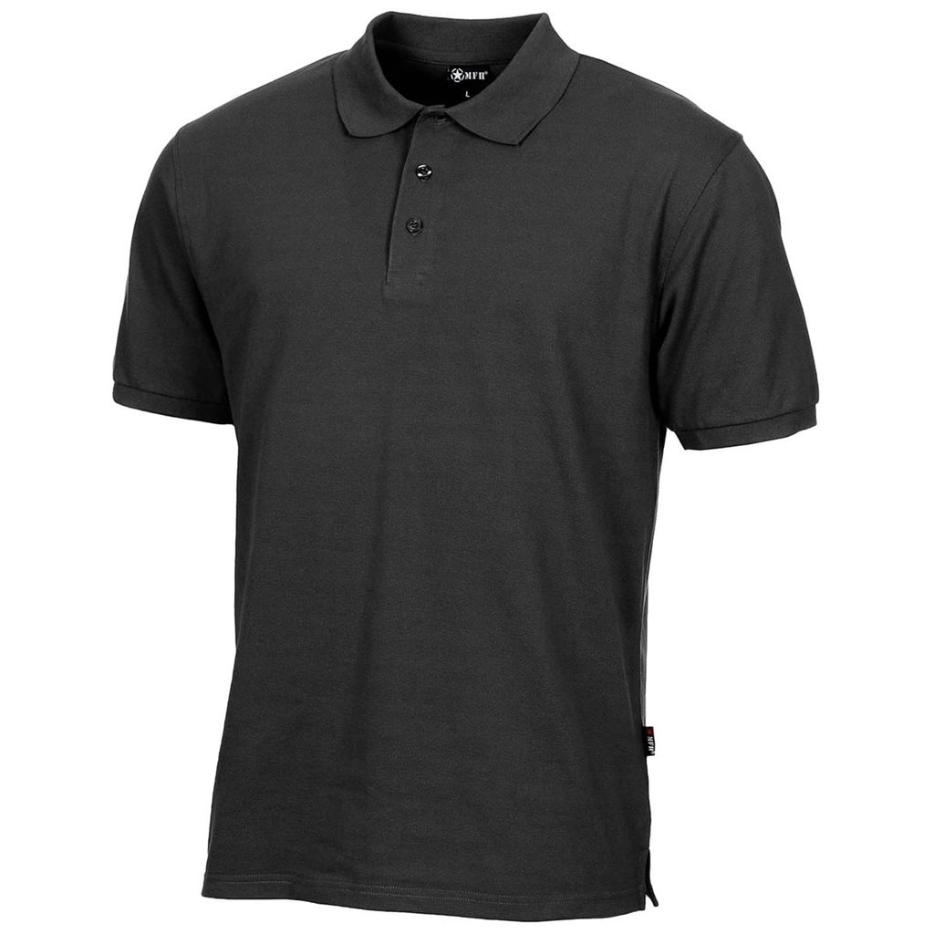 Polokošile s knoflíkovou légou ČERNÁ vel. 5XL