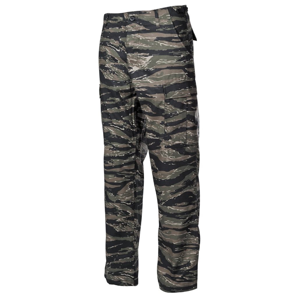 Kalhoty US střih BDU rip-stop TIGER STRIPE CAMO vel. XXL