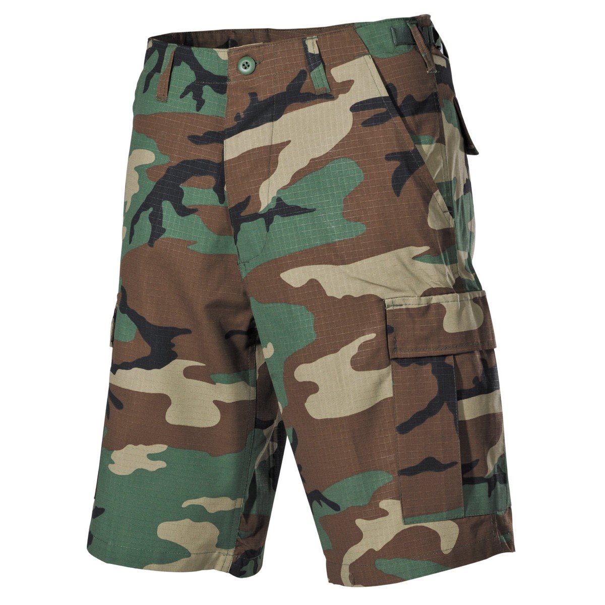 Kraťasy US střih BDU rip-stop WOODLAND vel. XL