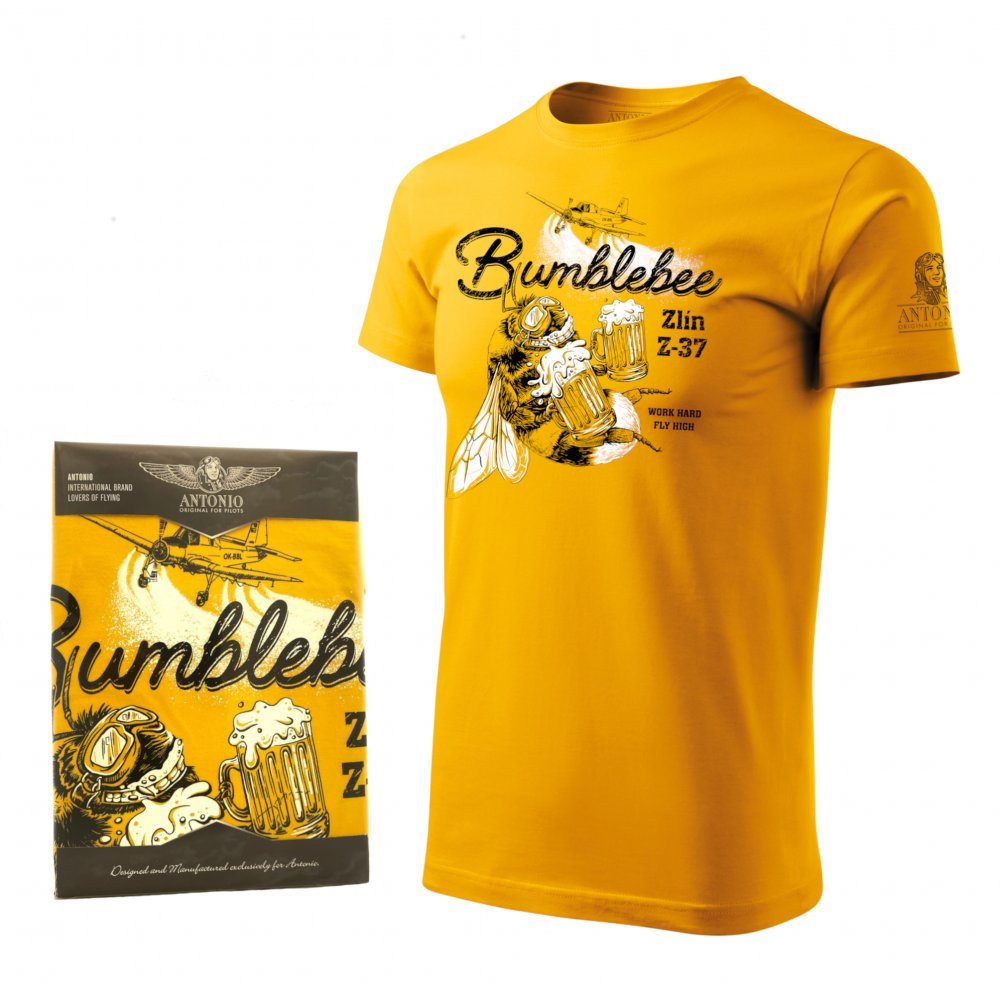 Triko ZLÍN Z-37 BUMBLEBEE ŽLUTÉ vel. S