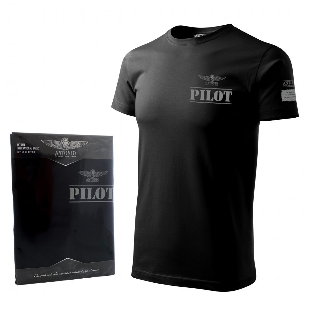 Triko PILOT ČERNÉ vel. L