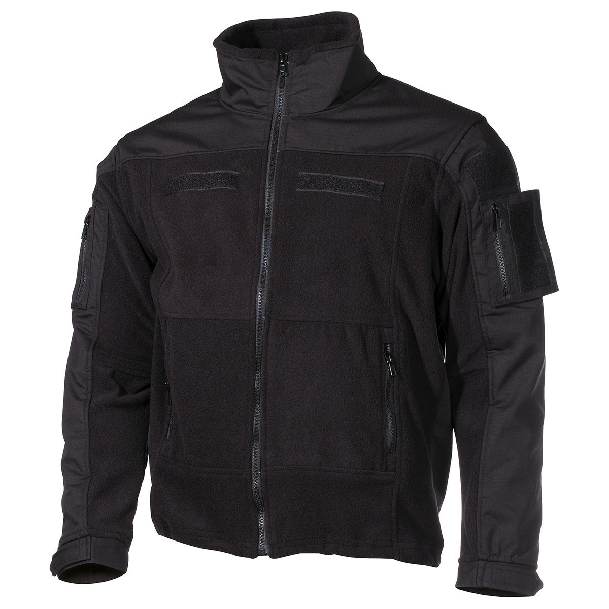 Bunda taktická fleece COMBAT ČERNÁ vel. M