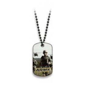 Albainox známka identifikační ARMY s řetízkem
