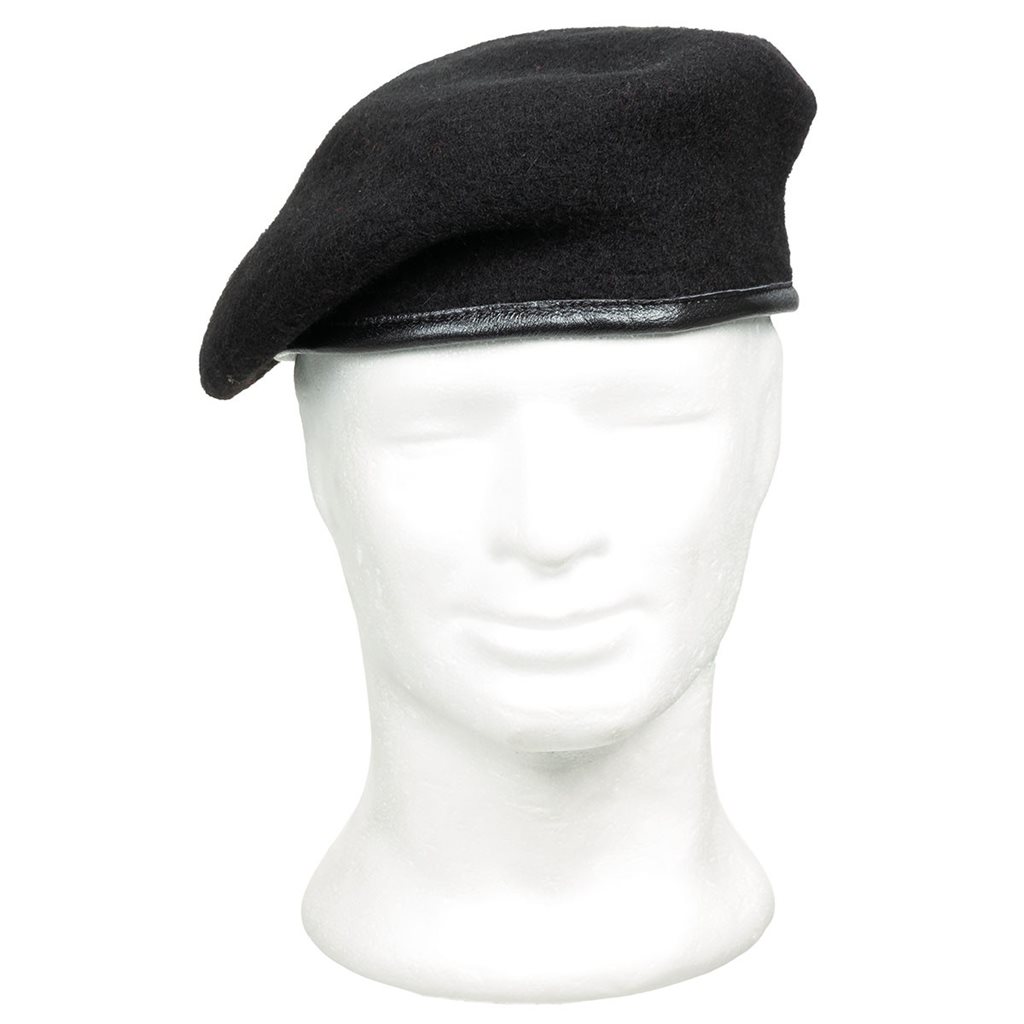 Baret BW vlněný ČERNÝ vel. 55