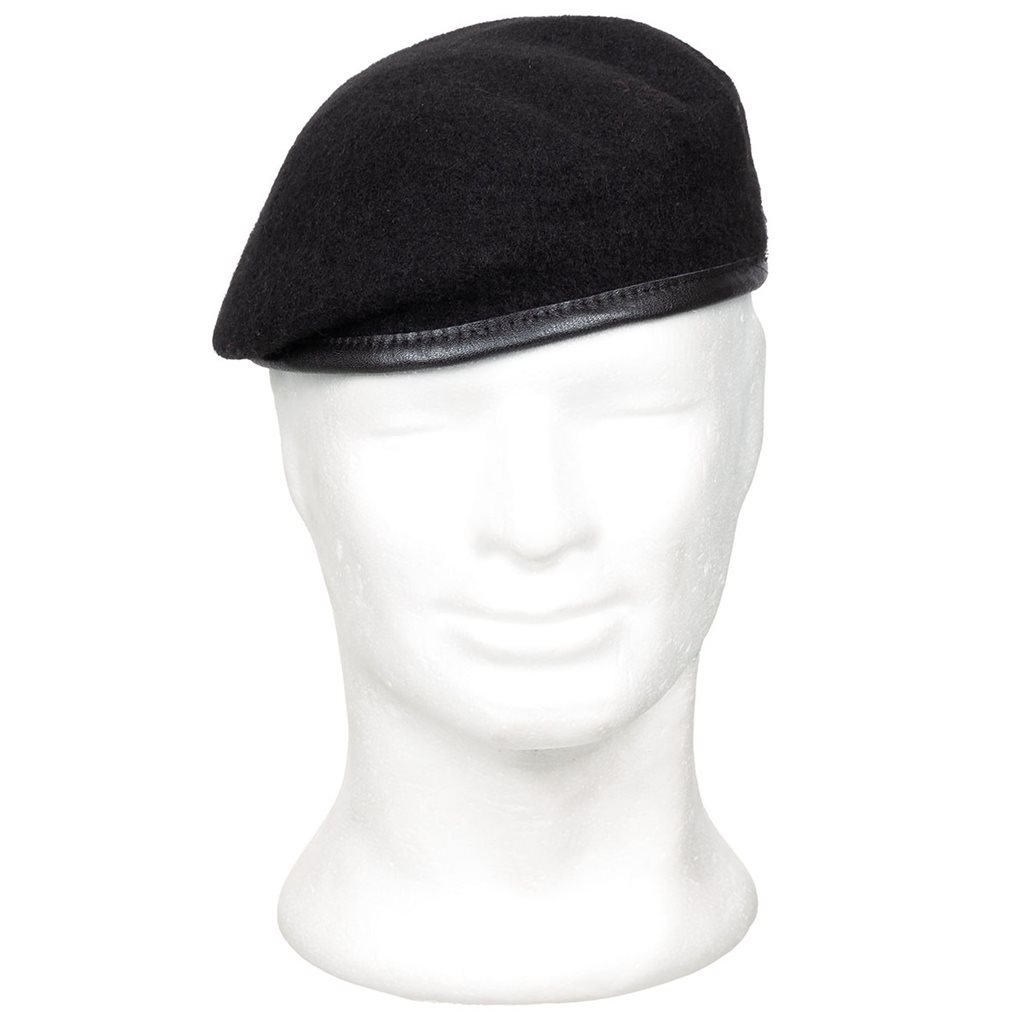 Baret COMMANDO ČERNÝ vel. 58