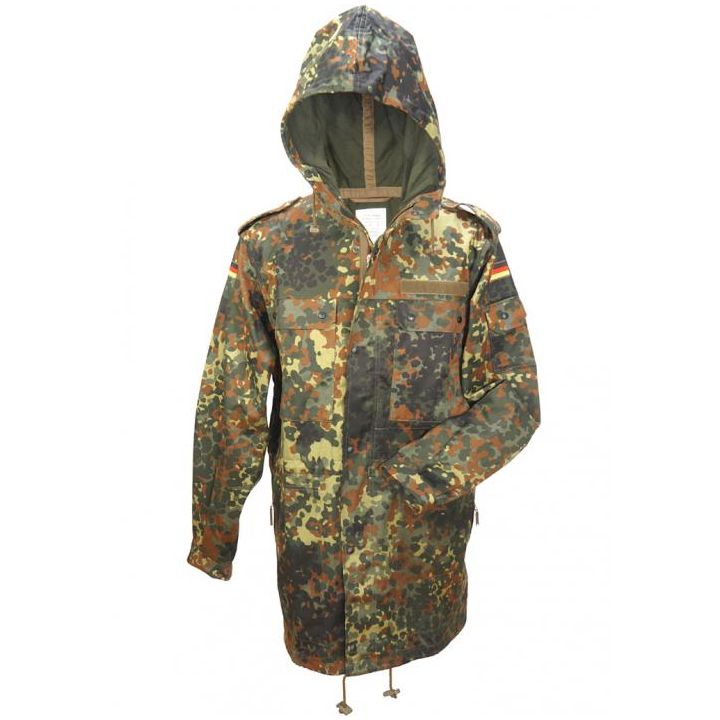 Bunda BW s kapucí a bez vložky FLECKTARN vel. 4