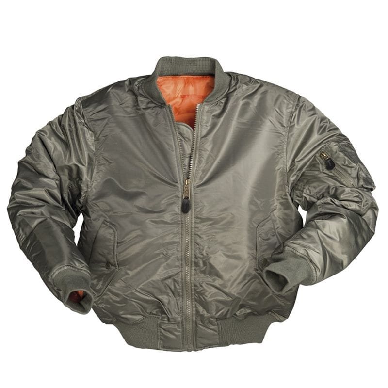 Bunda pilotní bomber TYP MA1® PES ZELENÁ vel. XL