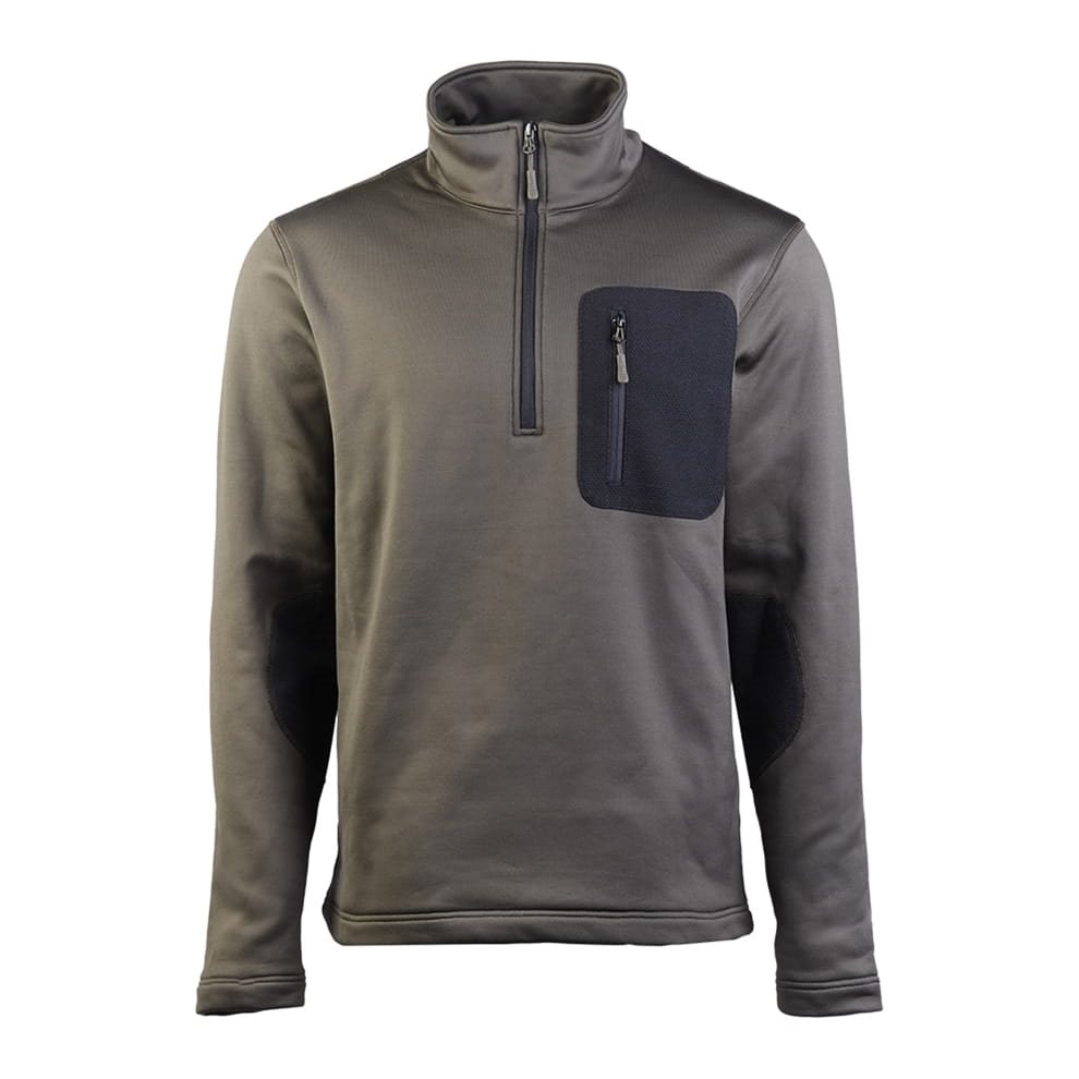 Mikina THERMO-FLEECE ¾ ZIP ZELENÁ vel. XL