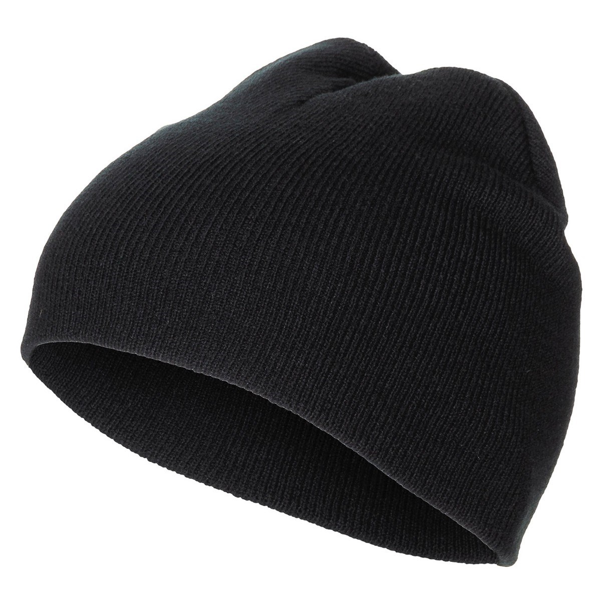 Pro Company čepice BEANIE jemně pletená Acryl ČERNÁ