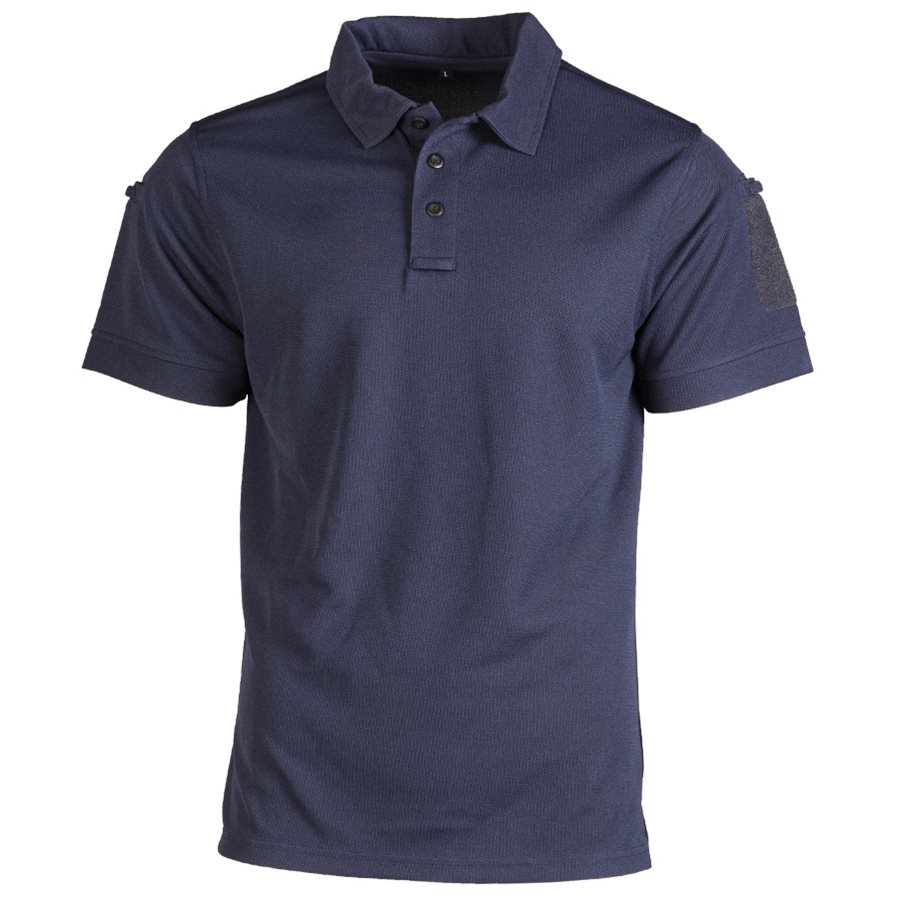 Triko/polokošile TACTICAL QUICK DRY krátký rukáv MODRÁ vel. XL