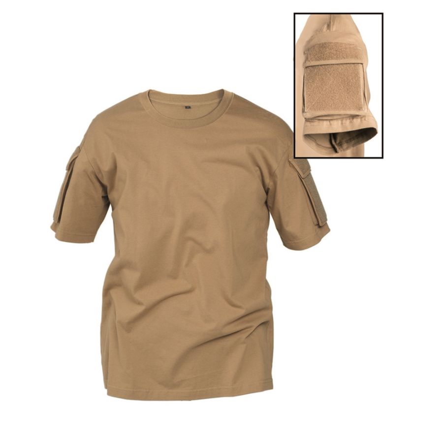 Triko TACTICAL krátký rukáv COYOTE vel. XL