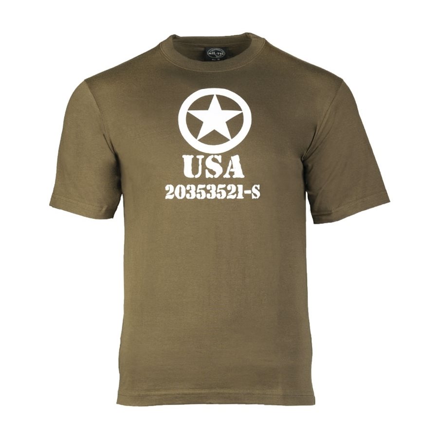 Triko krátký rukáv USA ALLIED STAR ZELENÉ vel. L