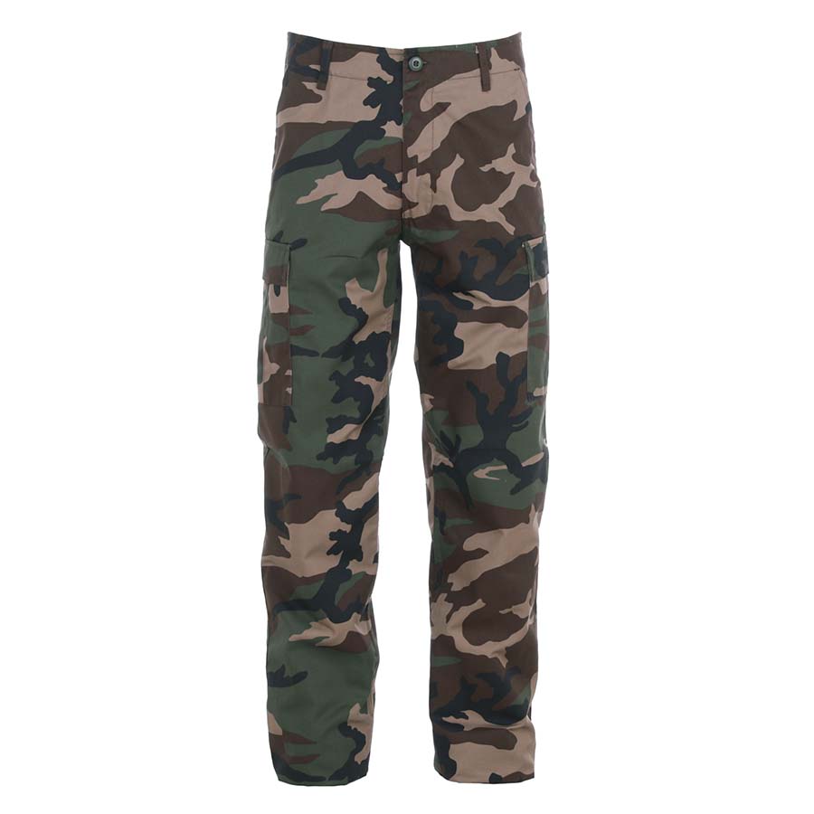 Kalhoty BDU CIVIL ZIP WOODLAND vel. S