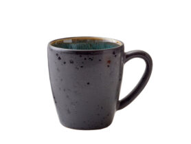 Bitz Kameninový hrnek s ouškem 19 cl Black/Green