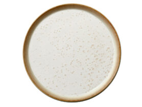 Bitz Kameninový dezertní talíř 21 cm Cream/Cream
