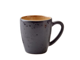 Bitz Kameninový hrnek s ouškem 19 cl Black/Amber