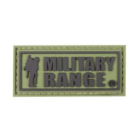 Nášivka MILITARY RANGE malá ČERNÝ nápis