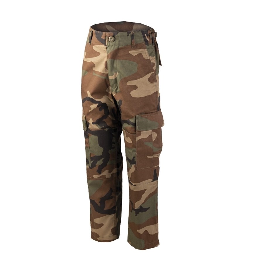 Kalhoty dětské US BDU WOODLAND vel. 3XL