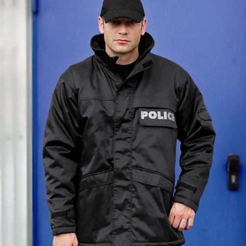Bunda SECURITY dlouhá ČERNÁ vel. XXL