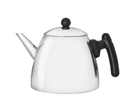 Bredemeijer Dvoustěnná konvička na čaj Duet Classic 1,2L, černá rukojeť