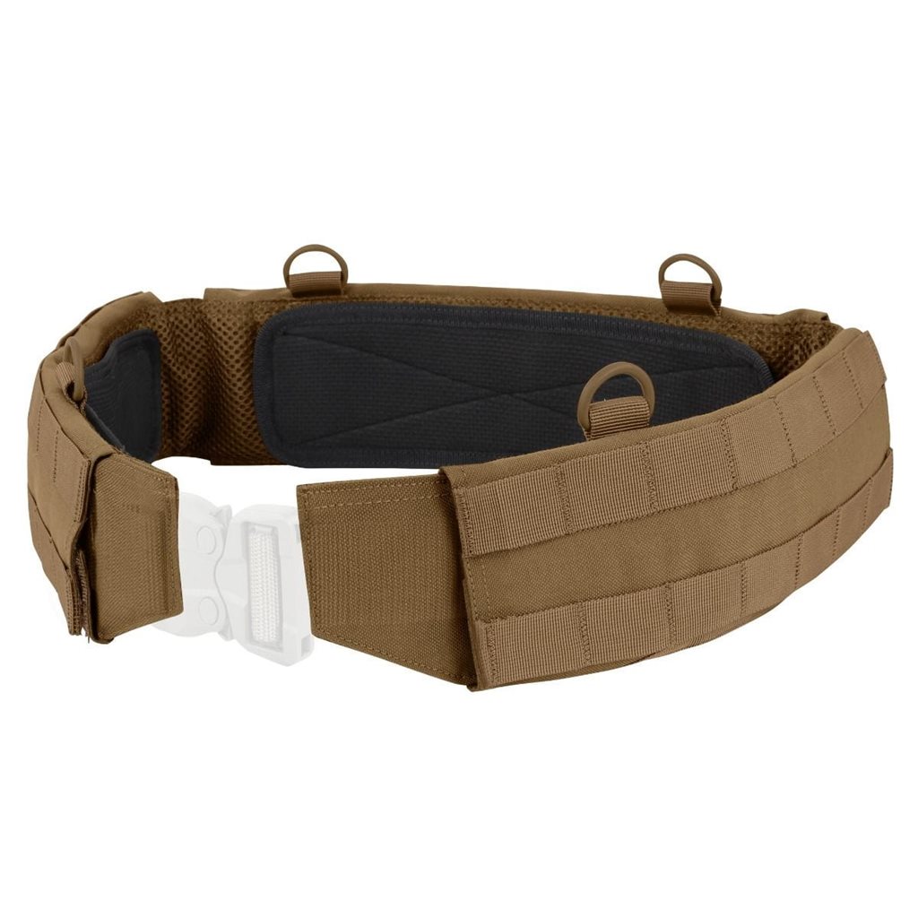 Opasek bojový MOLLE úzký COYOTE BROWN vel. L