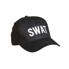 MIL-TEC čepice baseball s nápisem 'SWAT' ČERNÁ