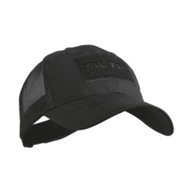 MIL-TEC čepice baseball TRUCKER se síťkou ČERNÁ
