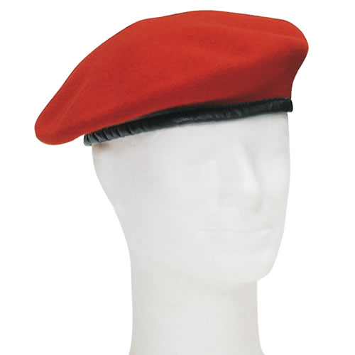 Baret BW KORÁLOVĚ ČERVENÝ vel. 62