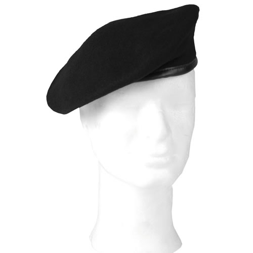 Baret IMPORT ČERNÝ vel. 59