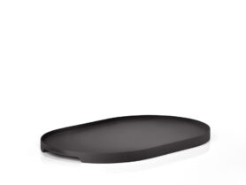 Zone Denmark Kovový tác Singles 23cm Oval Black