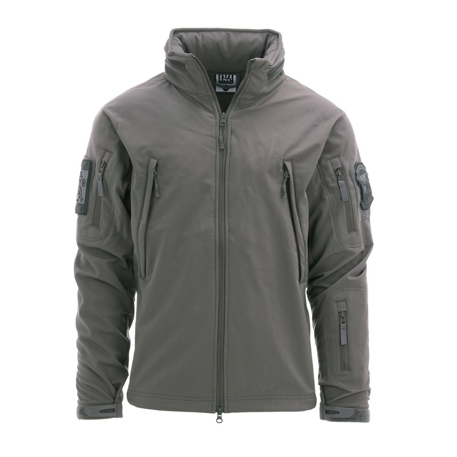 Bunda TACTICAL 101 INC Softshell ŠEDÁ vel. L