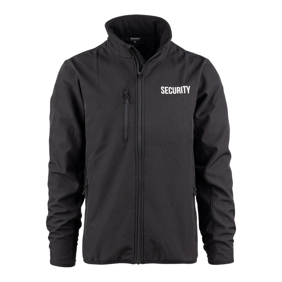 Bunda SECURITY softshell ČERNÁ vel. 3XL