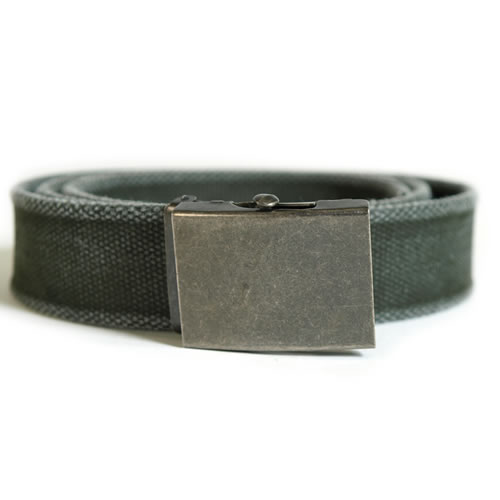 MIL-TEC opasek VINTAGE kalhotový ZELENÝ