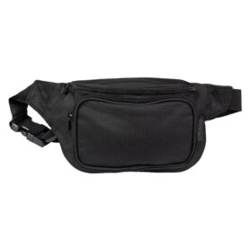 MIL-TEC ledvinka FANNY PACK dvě oddělení ČERNÁ