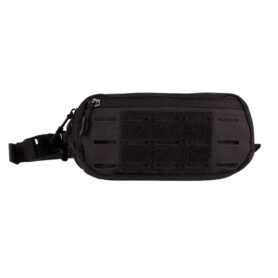MIL-TEC ledvinka VELCRO panel - MOLLE LASER vazba ČERNÁ