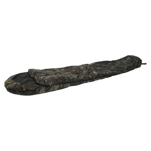 MIL-TEC spacák MUMIE s obalem WOODLAND