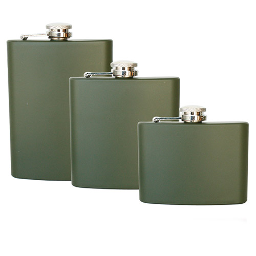 MIL-TEC placatka obsah 6oz. / 170ml ZELENÁ