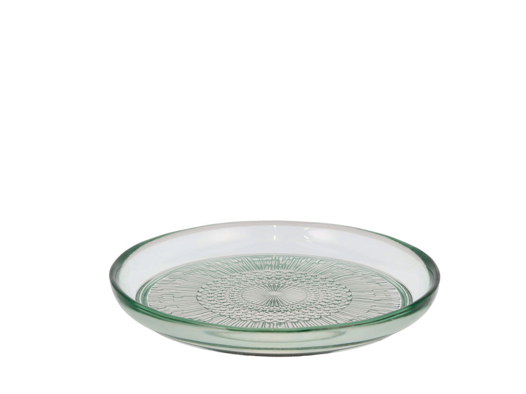 Bitz Skleněný dezertní talíř Kusintha 18 cm Green