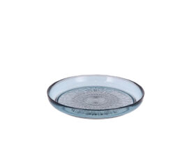 Bitz Skleněný dezertní talíř Kusintha 18 cm Blue