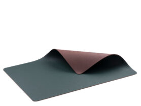 Bitz Oboustranné omyvatelné prostírání 46x33 (sada 4 ks) Pine Green/Dark brown