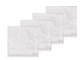 Södahl Kuchyňské ubrousky Tiles Damask Optical white (sada 4 ks)