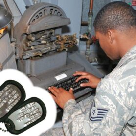 MILITARY RANGE ražba identifikačních známek US DOG TAG