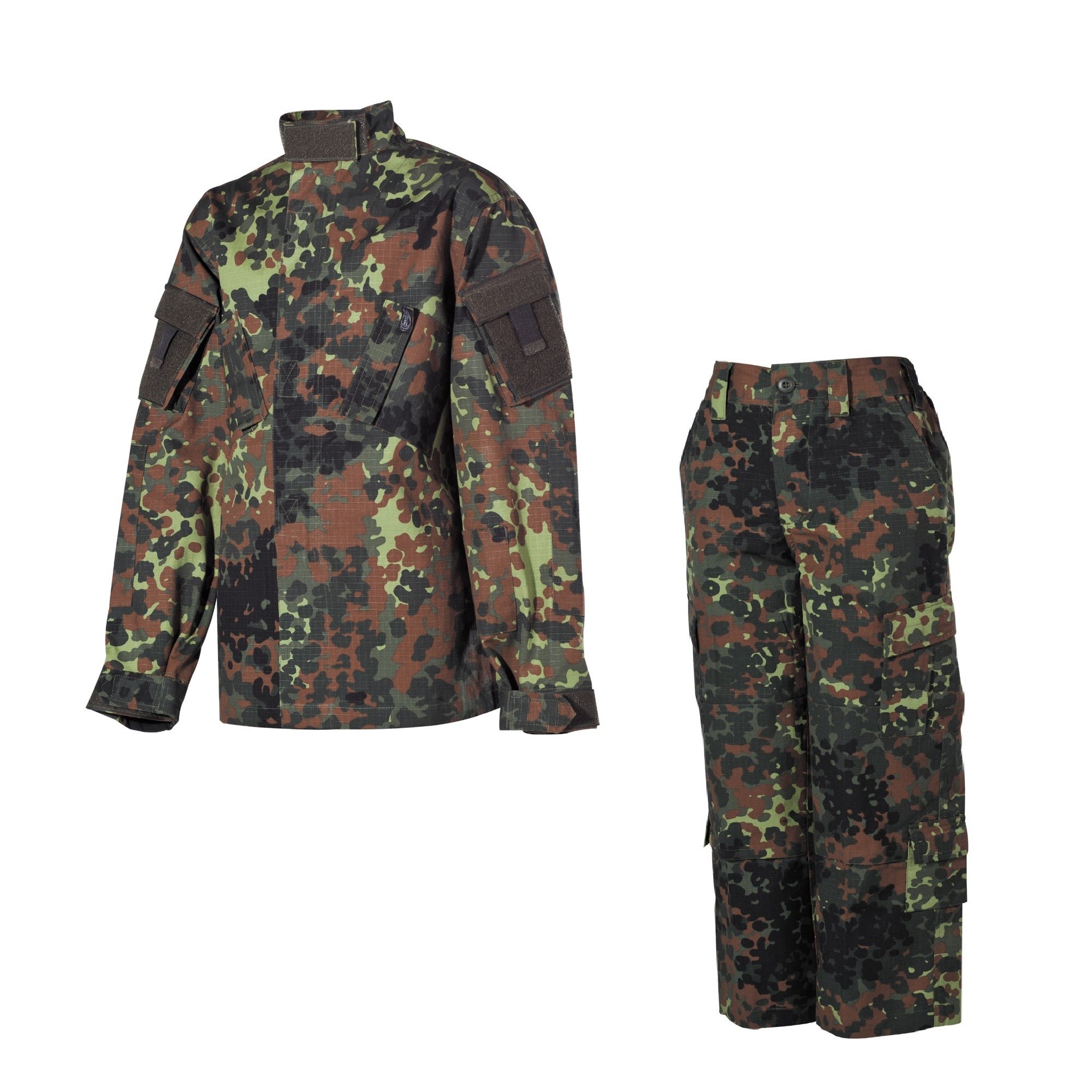 Komplet dětský maskovaný střih ACU FLECKTARN vel. XL