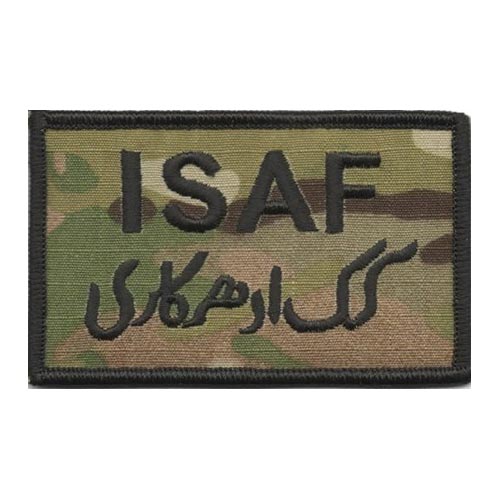 MILITARY RANGE nášivka ISAF velcro MULTICAM