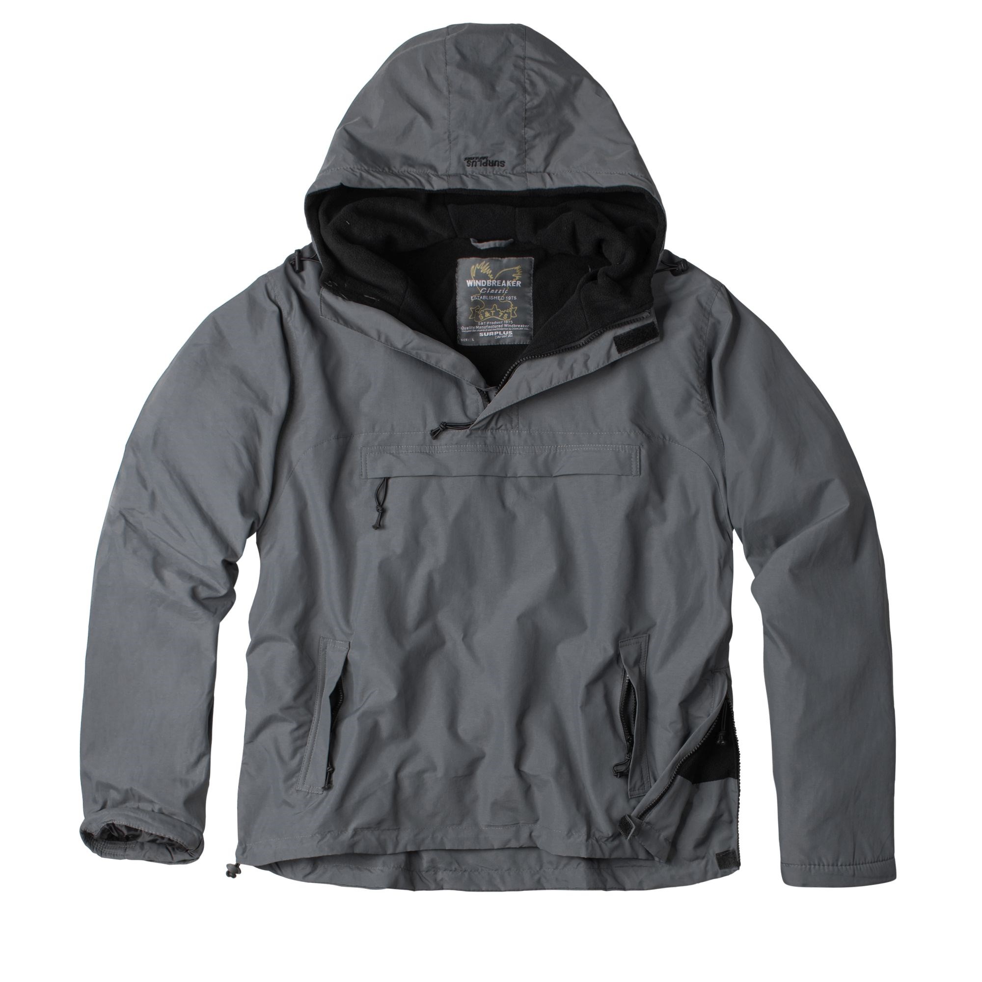 Bunda WINDBREAKER ŠEDÁ vel. 4XL